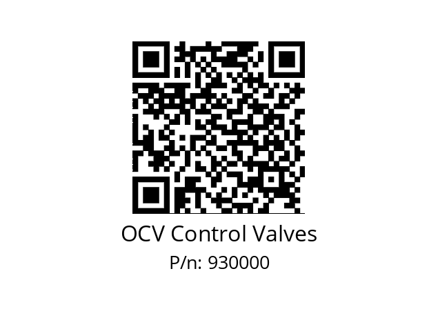   OCV Control Valves 930000