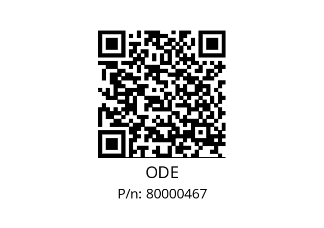   ODE 80000467