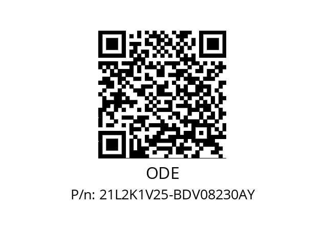   ODE 21L2K1V25-BDV08230AY