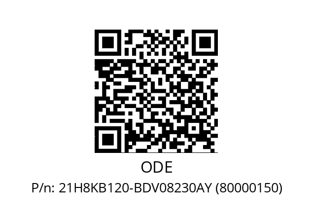   ODE 21H8KB120-BDV08230AY (80000150)