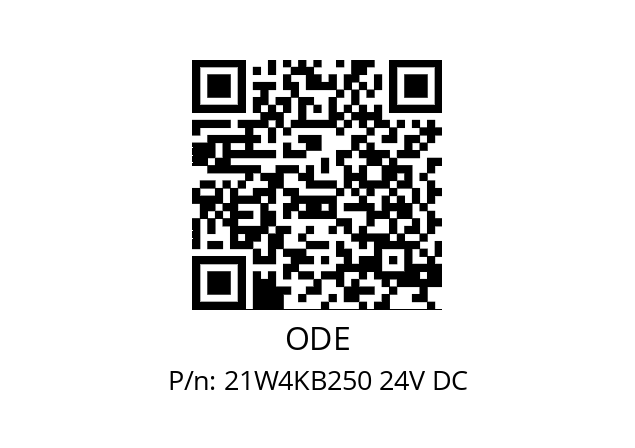   ODE 21W4KB250 24V DC