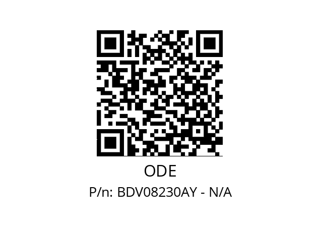   ODE BDV08230AY - N/A