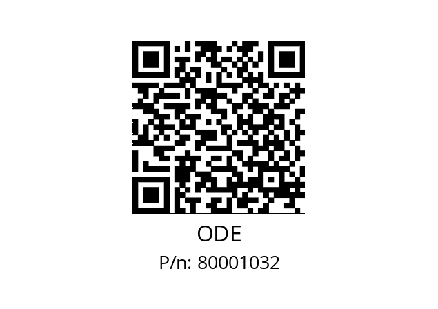   ODE 80001032