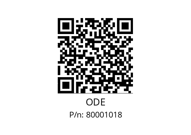   ODE 80001018