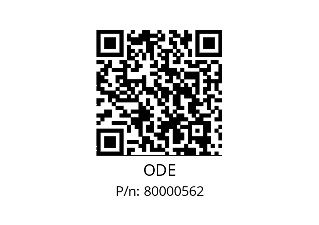   ODE 80000562