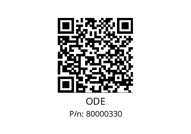   ODE 80000330