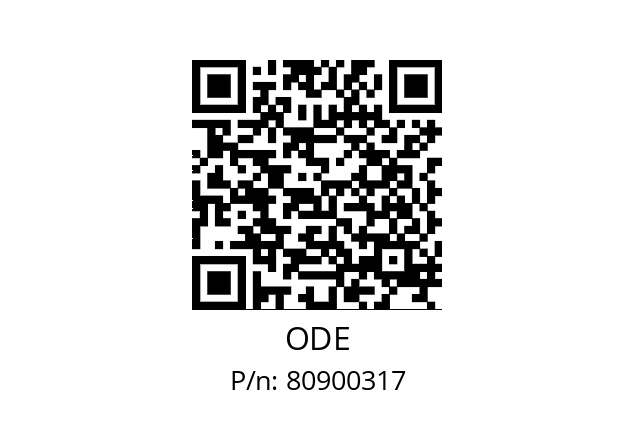   ODE 80900317