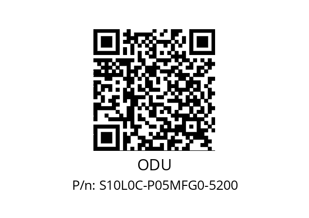   ODU S10L0C-P05MFG0-5200