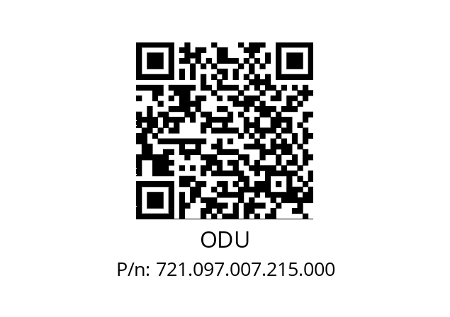   ODU 721.097.007.215.000