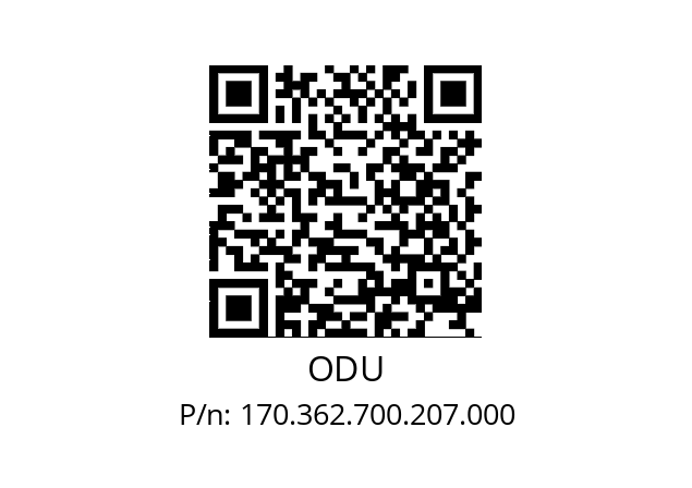   ODU 170.362.700.207.000