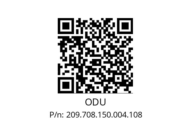   ODU 209.708.150.004.108