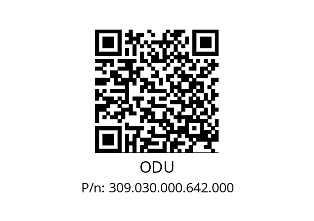   ODU 309.030.000.642.000