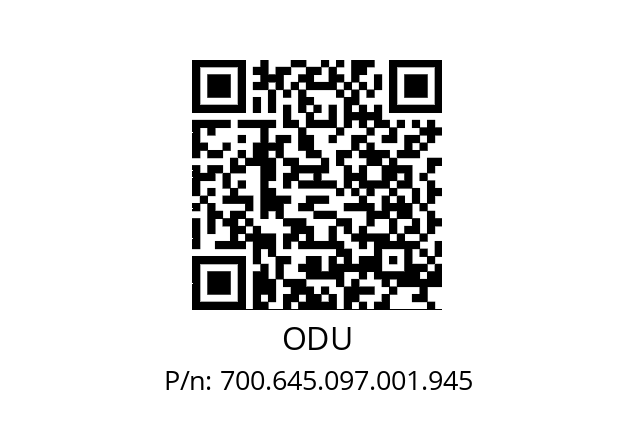   ODU 700.645.097.001.945