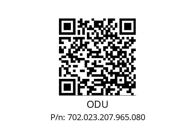   ODU 702.023.207.965.080