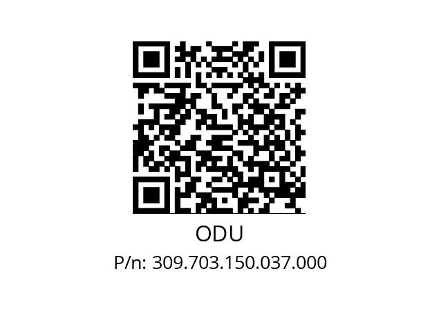   ODU 309.703.150.037.000