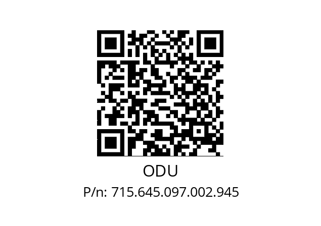   ODU 715.645.097.002.945