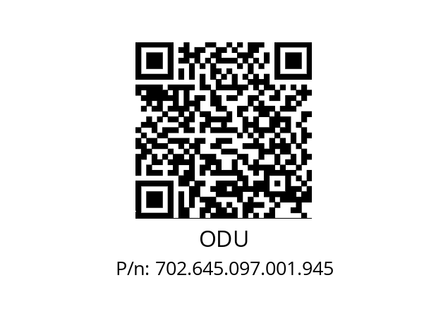   ODU 702.645.097.001.945