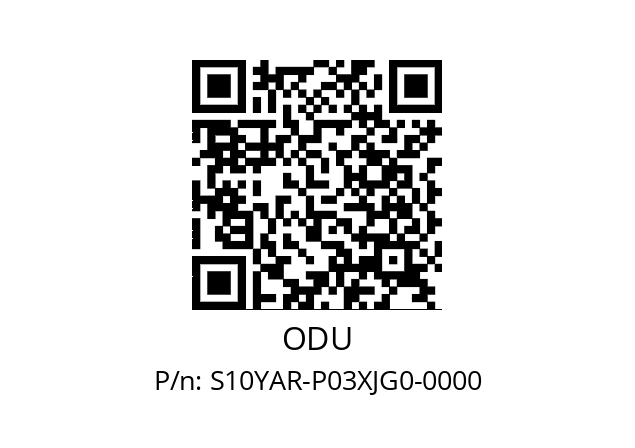   ODU S10YAR-P03XJG0-0000