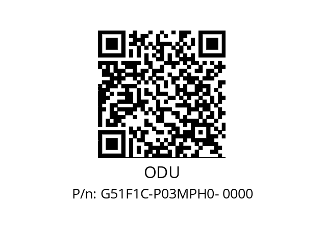   ODU G51F1C-P03MPH0- 0000