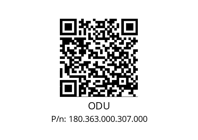   ODU 180.363.000.307.000