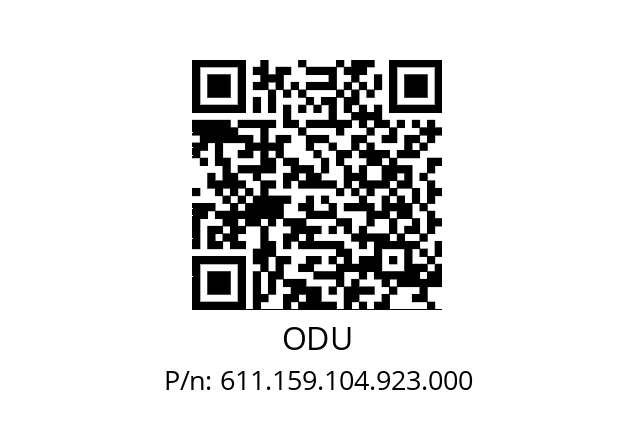   ODU 611.159.104.923.000