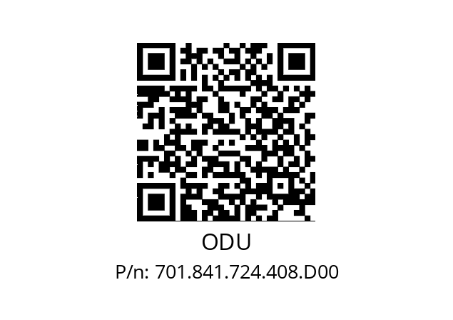   ODU 701.841.724.408.D00