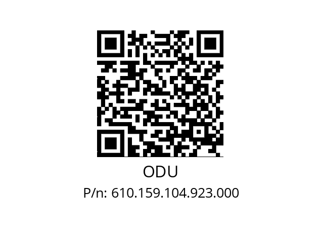   ODU 610.159.104.923.000