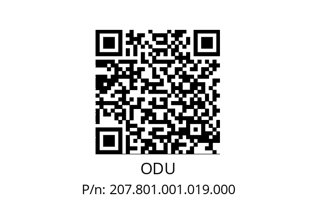   ODU 207.801.001.019.000