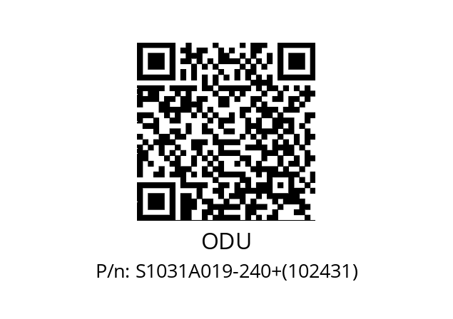   ODU S1031A019-240+(102431)