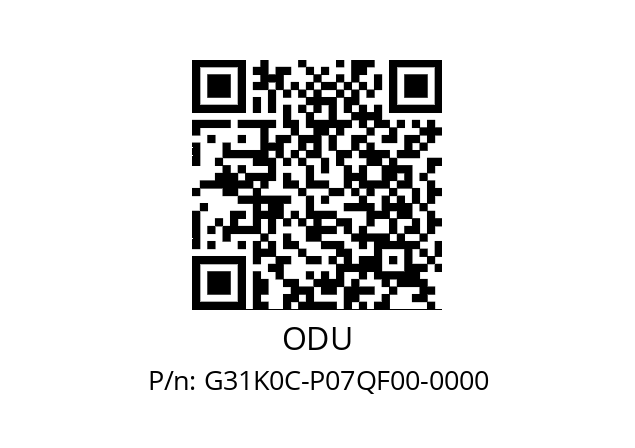   ODU G31K0C-P07QF00-0000