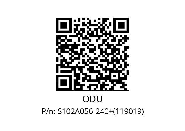   ODU S102A056-240+(119019)