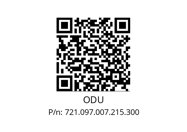   ODU 721.097.007.215.300