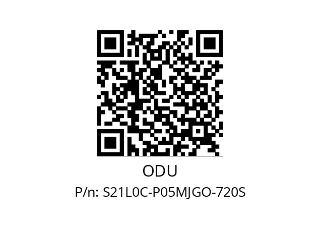   ODU S21L0C-P05MJGO-720S