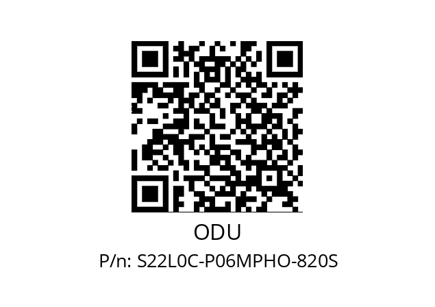   ODU S22L0C-P06MPHO-820S