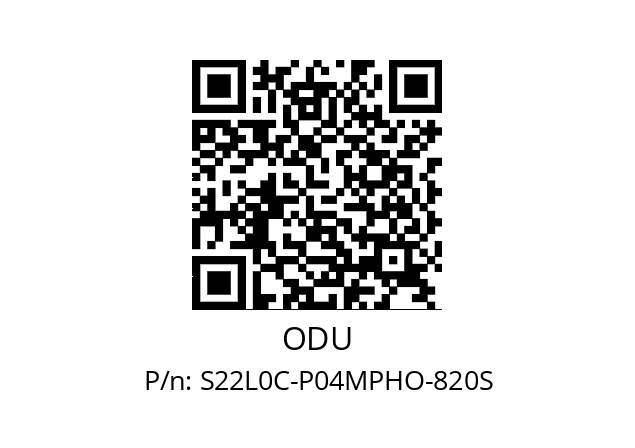   ODU S22L0C-P04MPHO-820S