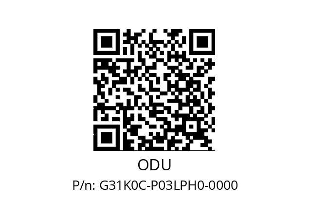   ODU G31K0C-P03LPH0-0000