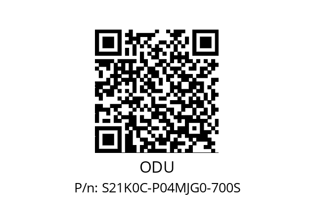   ODU S21K0C-P04MJG0-700S