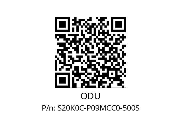   ODU S20K0C-P09MCC0-500S