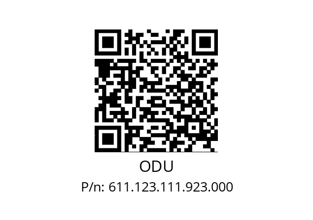   ODU 611.123.111.923.000