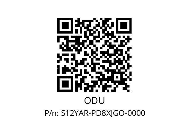   ODU S12YAR-PD8XJGO-0000