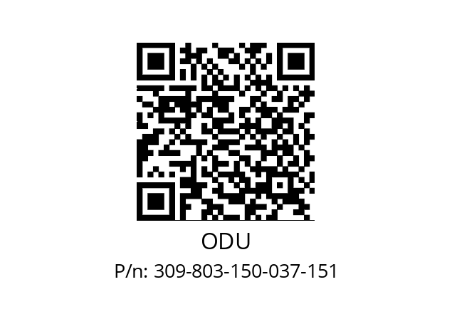   ODU 309-803-150-037-151