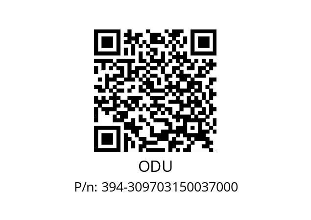   ODU 394-309703150037000