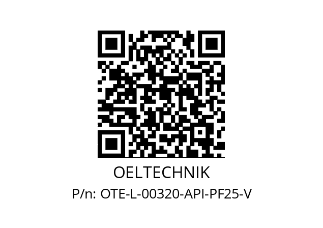   OELTECHNIK OTE-L-00320-API-PF25-V