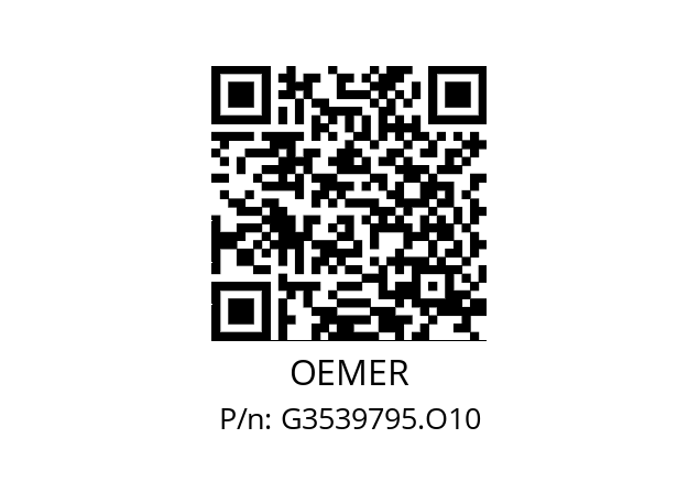   OEMER G3539795.O10