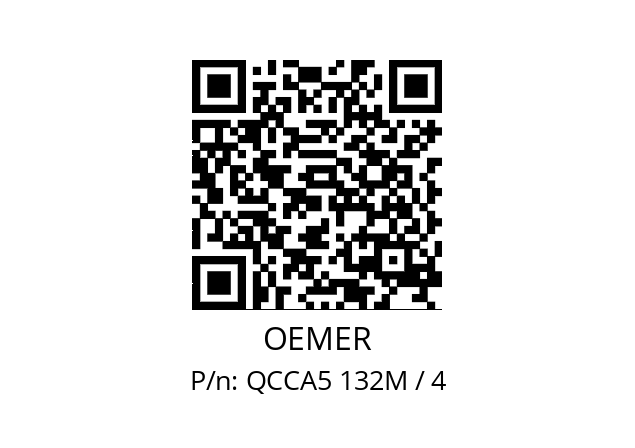   OEMER QCCA5 132M / 4