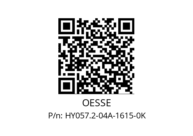   OESSE HY057.2-04A-1615-0K