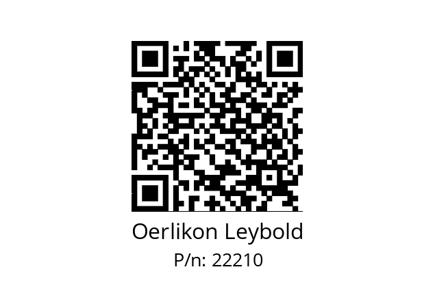   Oerlikon Leybold 22210