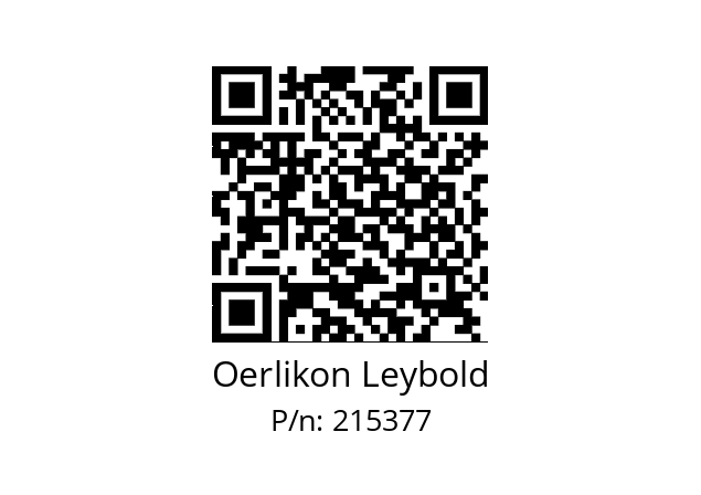   Oerlikon Leybold 215377