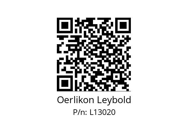   Oerlikon Leybold L13020