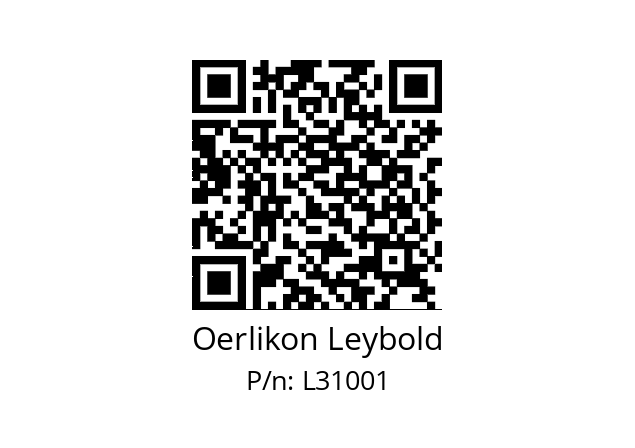   Oerlikon Leybold L31001